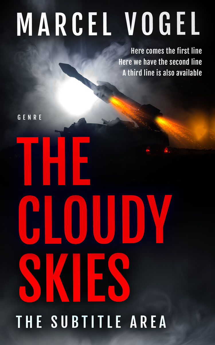 2D view of Premade Apocalyptica Book Cover - Valencia