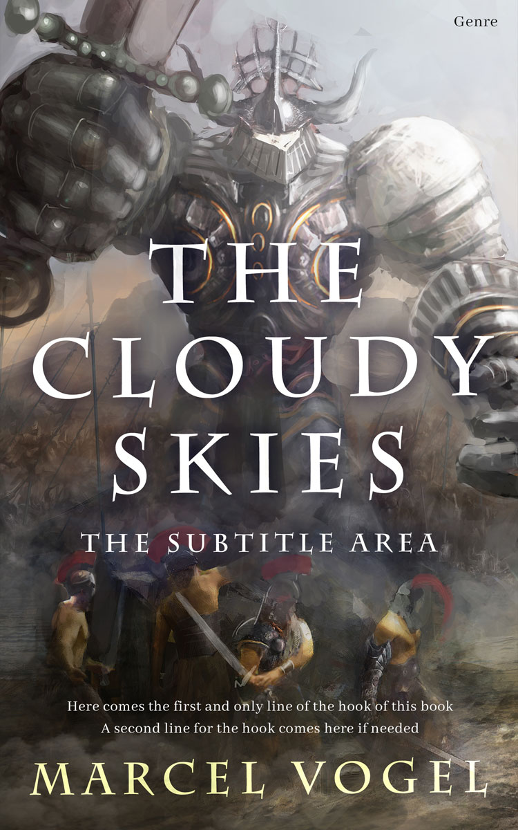 2D view of Premade Fantasy Book Cover - Masala