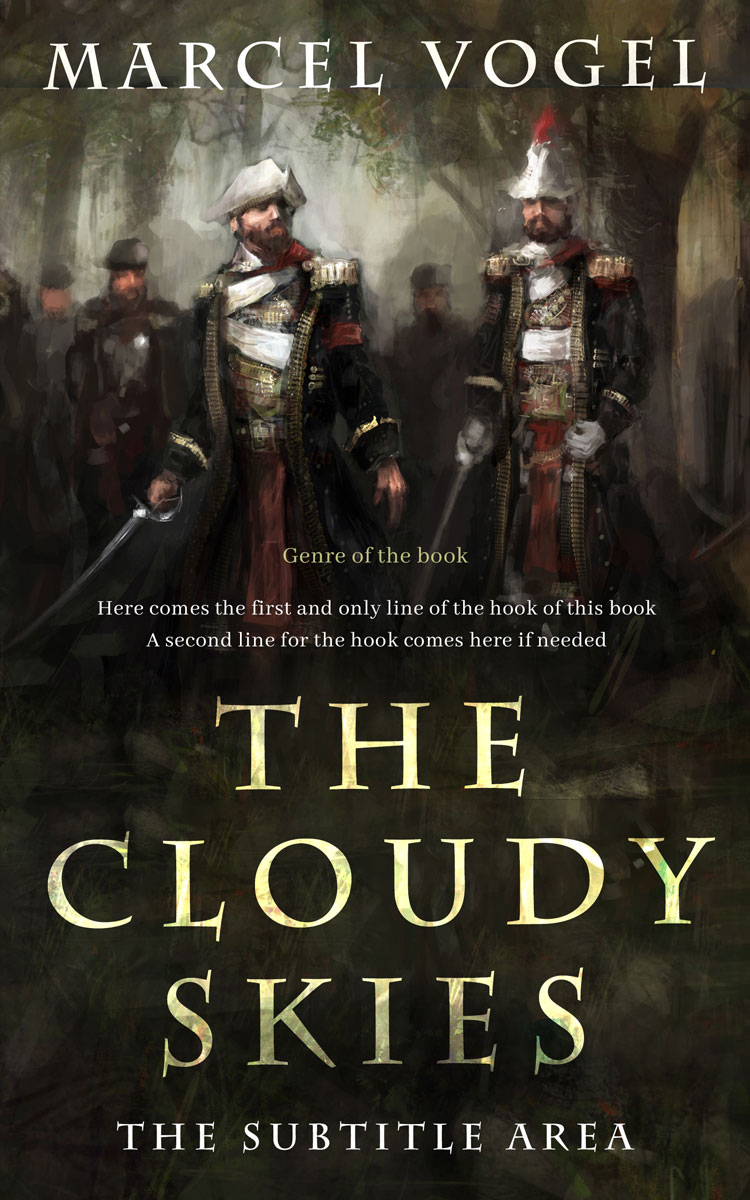 2D view of Premade Fantasy Book Cover - Zeus