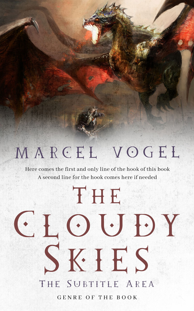 2D view of Premade Fantasy Book Cover - Eclipse