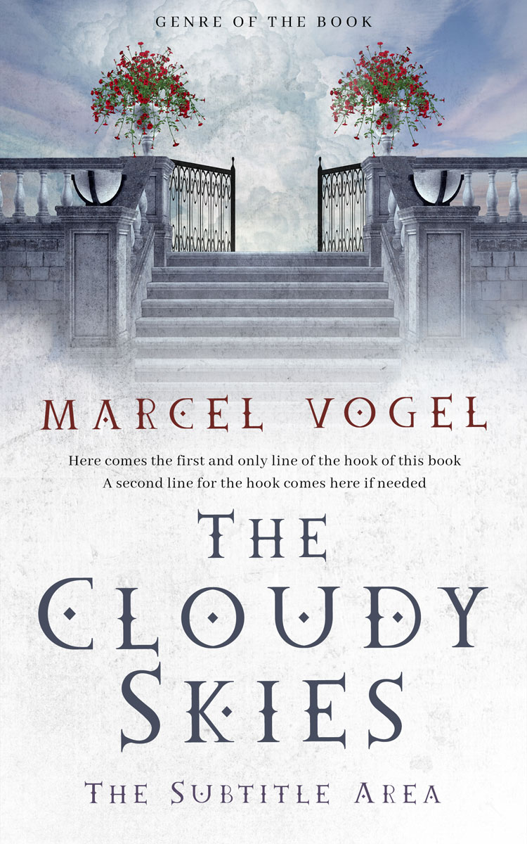 2D view of Premade Fantasy Book Cover - Iron