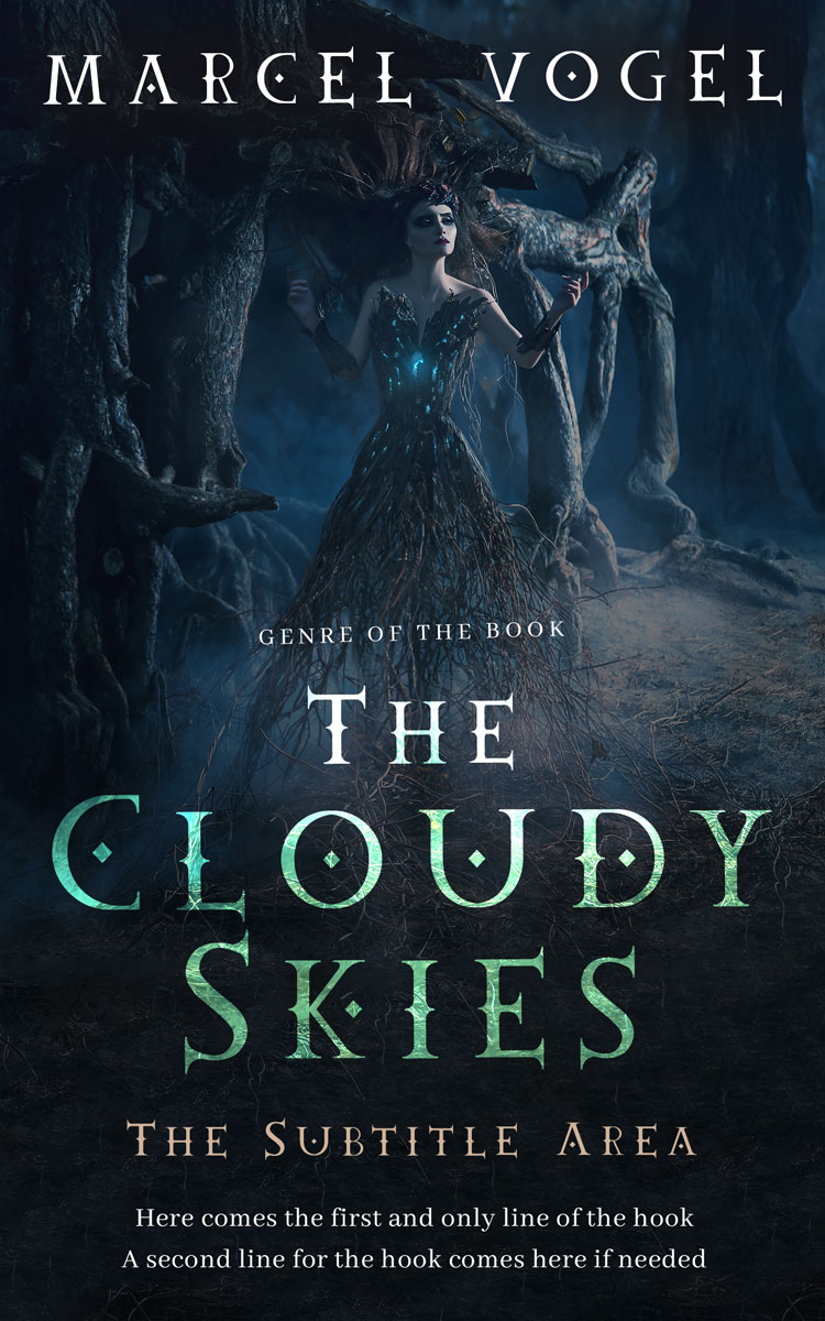 2D view of Premade Romance Book Cover - Mirage