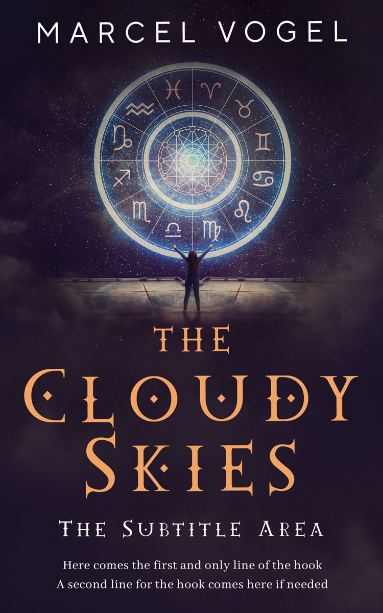 2D view of Premade Religion & Spirituality Book Cover - Bleached Cedar