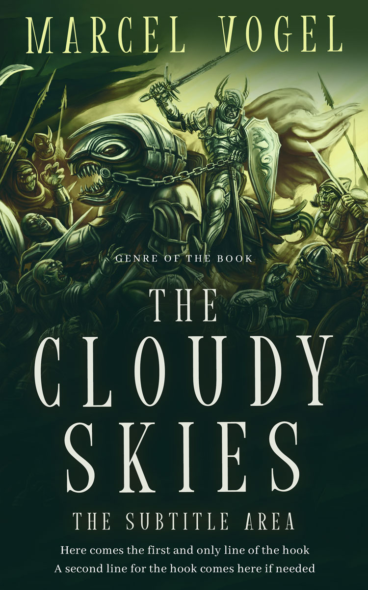 2D view of Premade Fantasy Book Cover - Celtic