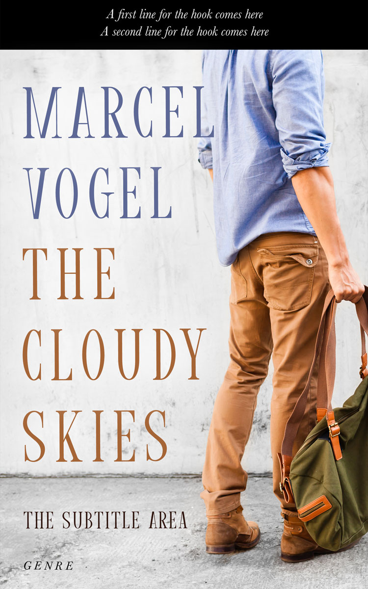 2D view of Premade Business Book Cover - Bon Jour