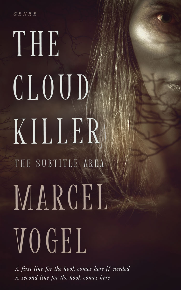 2D view of Premade Mystery & Thriller & Suspense Book Cover - Cocoa Brown