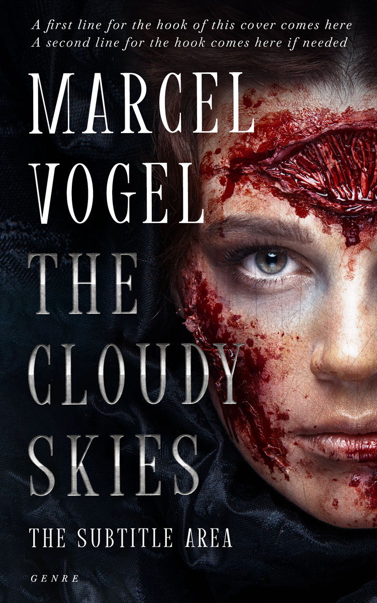 2D view of Premade Horror Book Cover - Quicksand