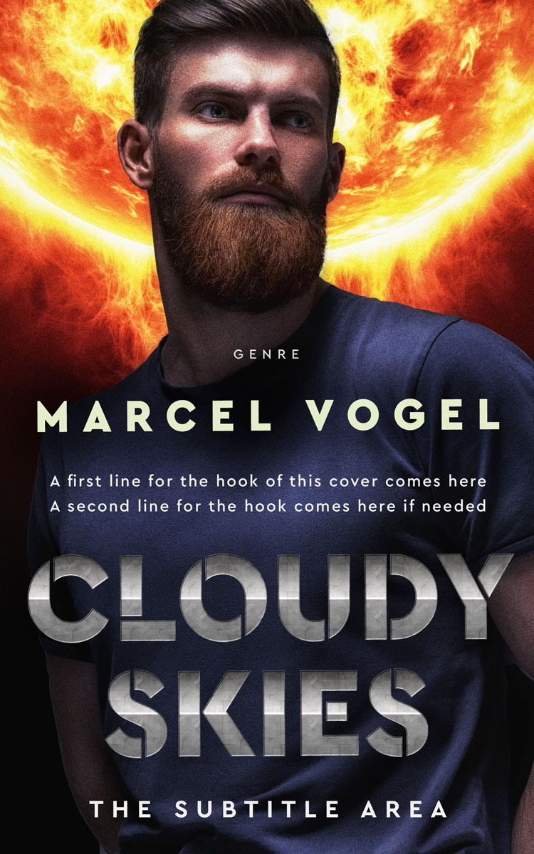 2D view of Premade Science Fiction Book Cover - Porsche