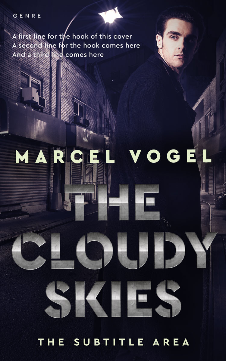 2D view of Premade Mystery & Thriller & Suspense Book Cover - Mirage