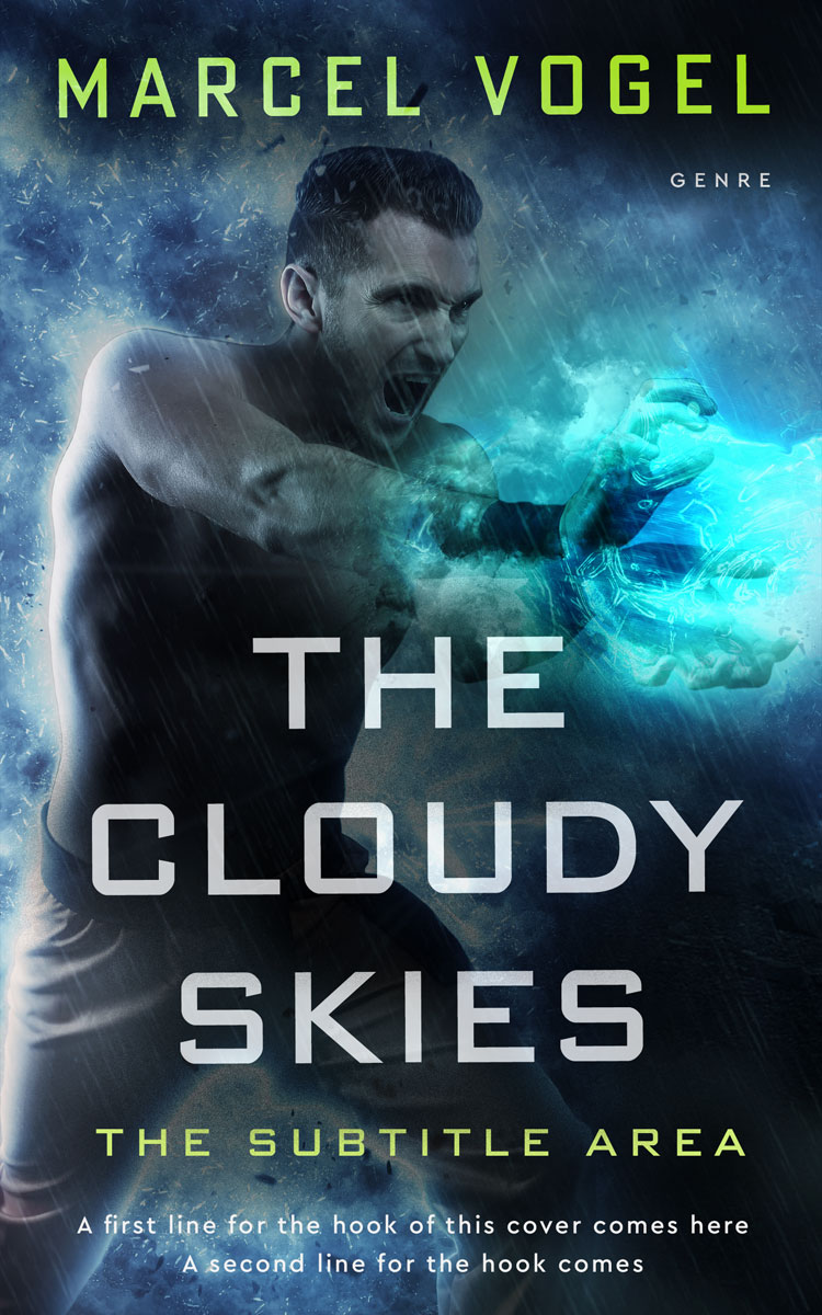 2D view of Premade Fantasy Book Cover - Mirage