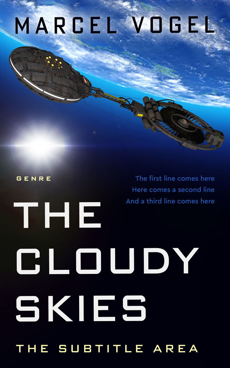 2D view of Premade Science Fiction Book Cover - Botticelli