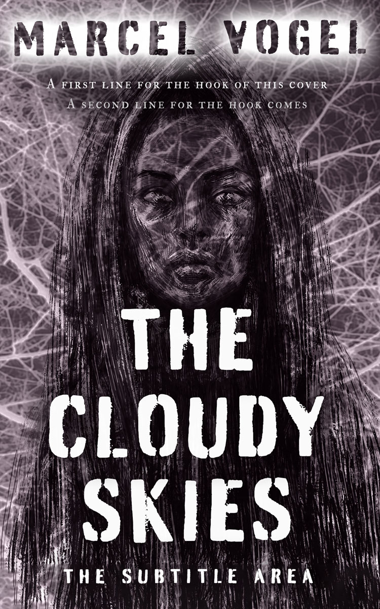 2D view of Premade Horror Book Cover - Thunder