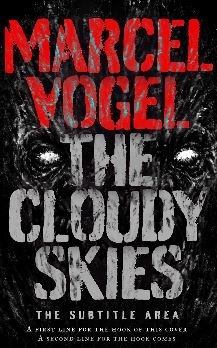 2D view of Premade Horror Book Cover - Cod Gray