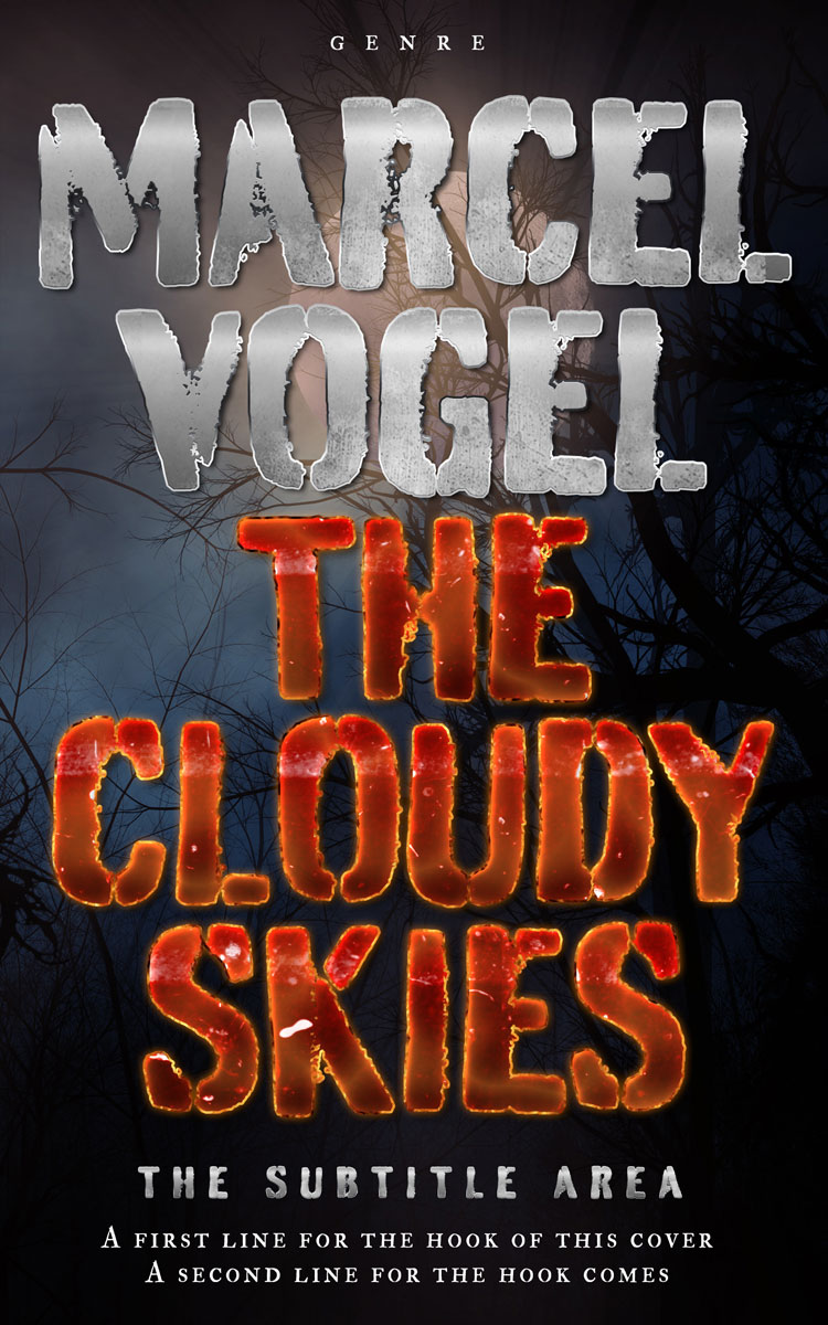 2D view of Premade Horror Book Cover - Old Rose