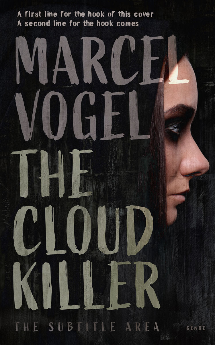 2D view of Premade Horror Book Cover - Cod Gray