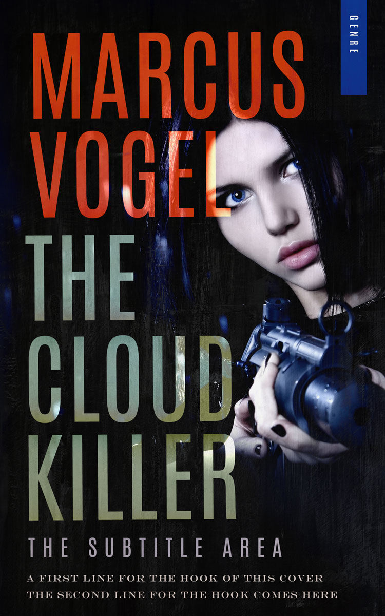 2D view of Premade Mystery & Thriller & Suspense Book Cover - Contessa