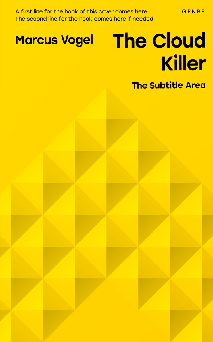 2D view of Premade Business Book Cover - Gold