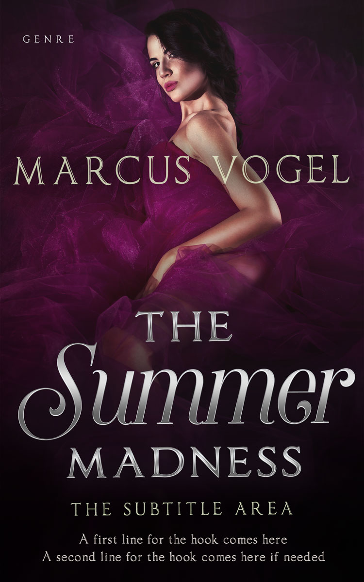 2D view of Premade Chick Lit Book Cover - Tamarind