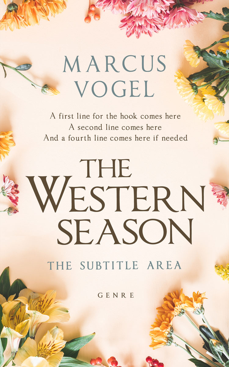 2D view of Premade Romance Book Cover - Linen