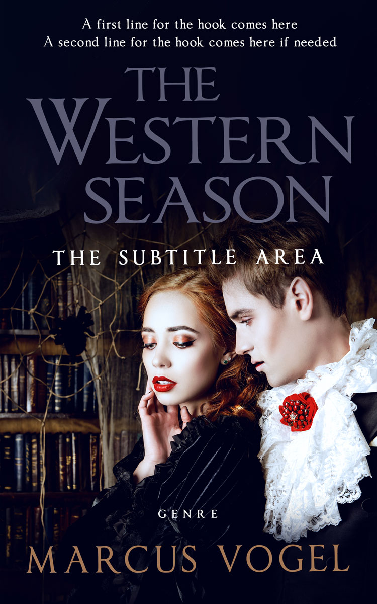 2D view of Premade Horror Book Cover - Cold Turkey