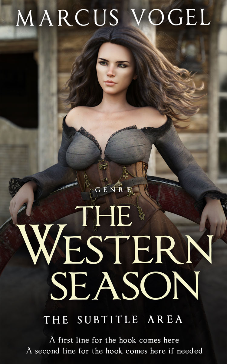 2D view of Premade Erotica Book Cover - Zeus