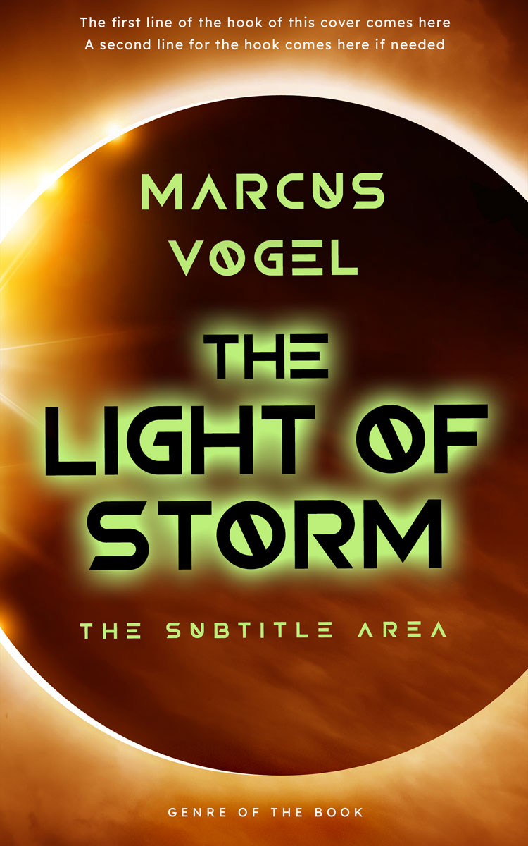 2D view of Premade Science Fiction Book Cover - Copper Canyon