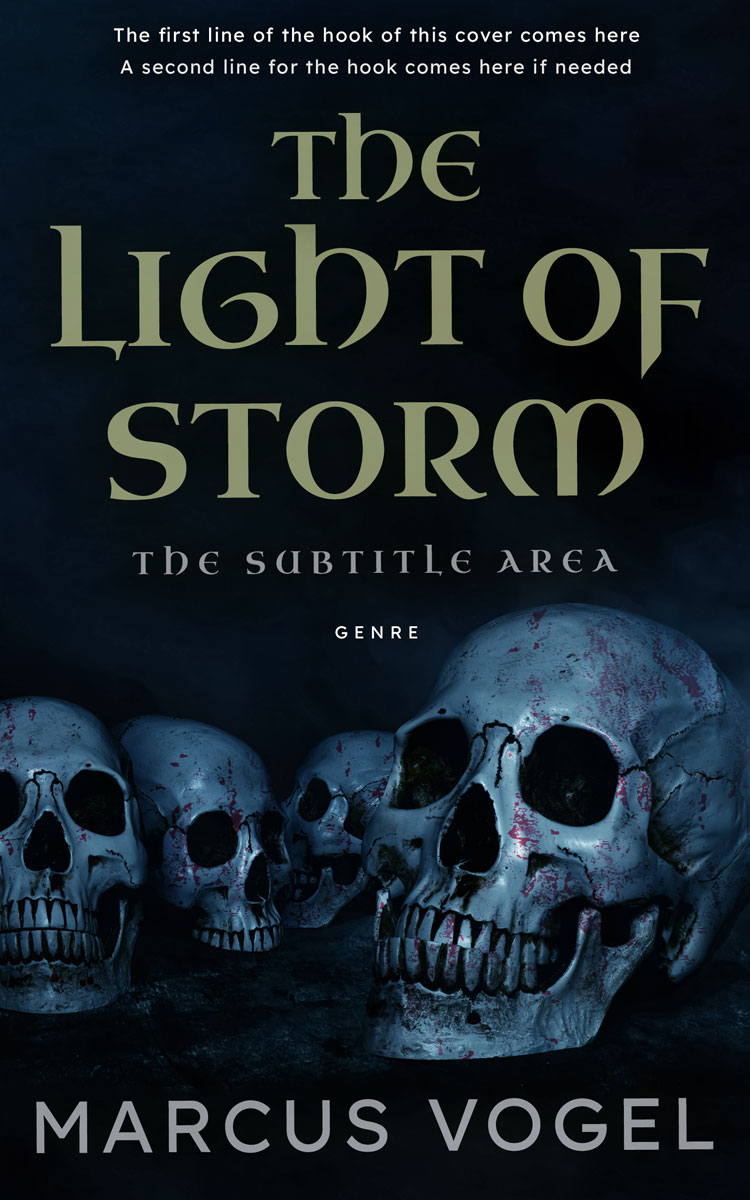 2D view of Premade Horror Book Cover - Firefly