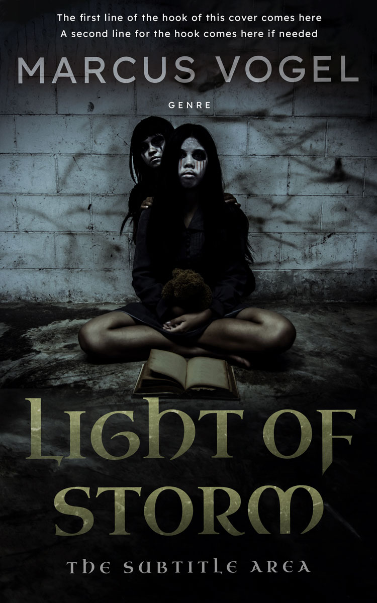 2D view of Premade Horror Book Cover - Woodsmoke