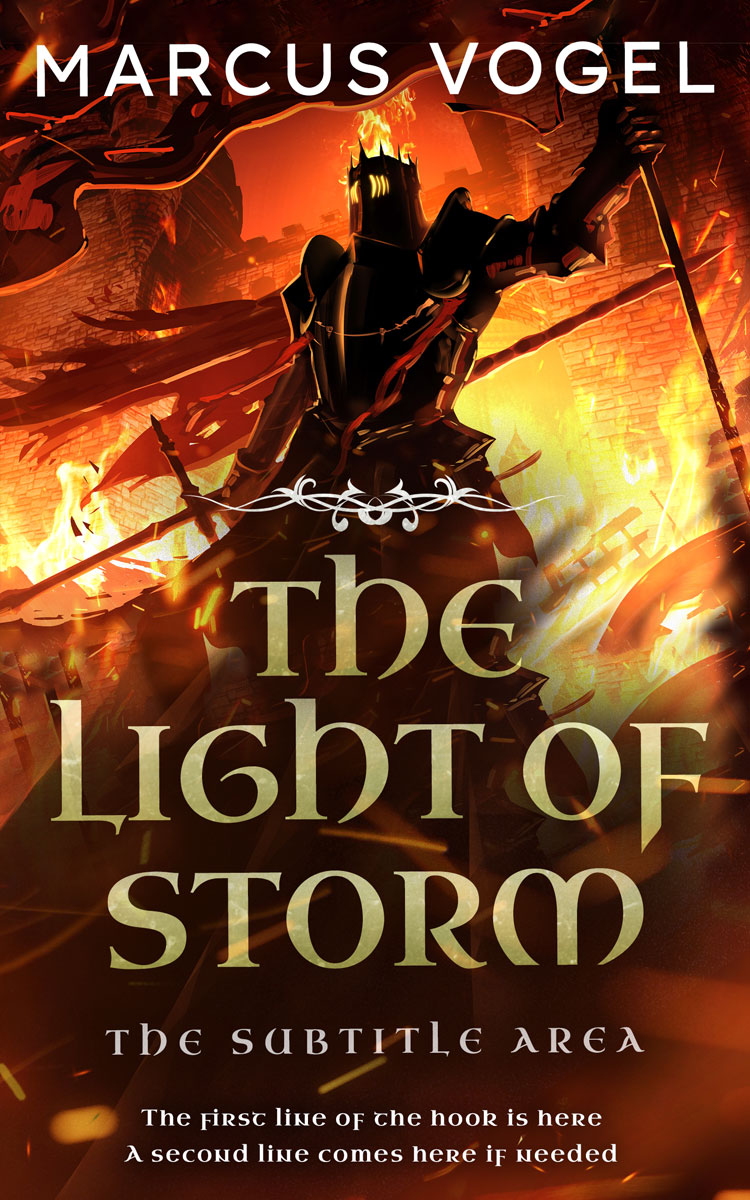 2D view of Premade Fantasy Book Cover - Di Serria