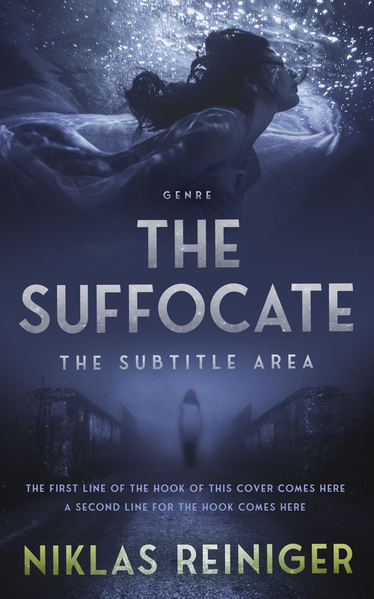 2D view of Premade Mystery & Thriller & Suspense Book Cover - Ebony Clay