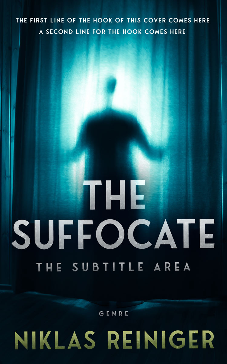 2D view of Premade Horror Book Cover - Jet Stream