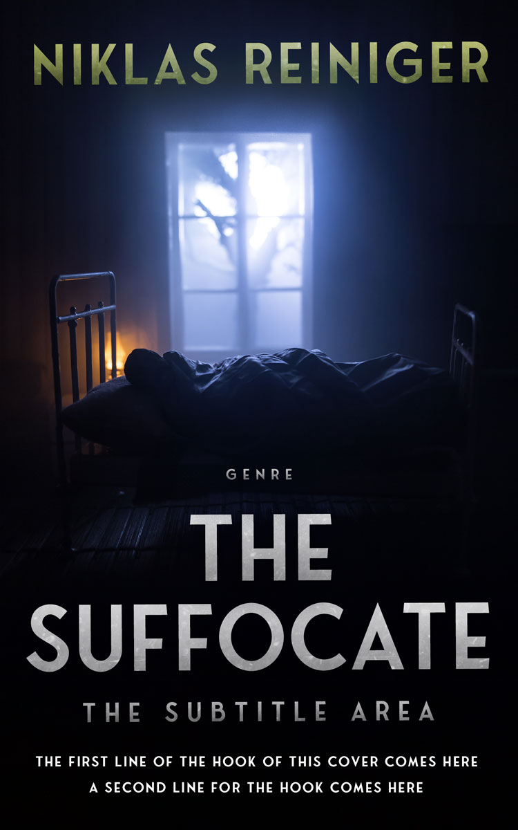 2D view of Premade Horror Book Cover - Vulcan