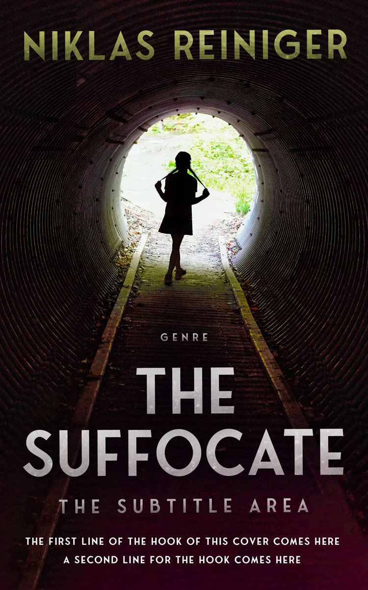 2D view of Premade Mystery & Thriller & Suspense Book Cover - Night Rider