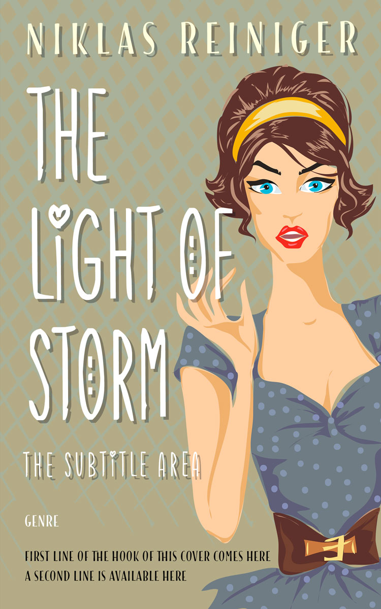 2D view of Premade Erotica Book Cover - Hillary