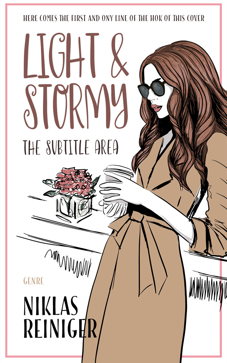 2D view of Premade Teen & Young Adult Book Cover - Brandy Rose