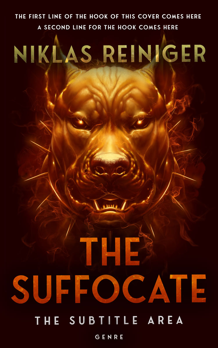 2D view of Premade Horror Book Cover - Tuscany