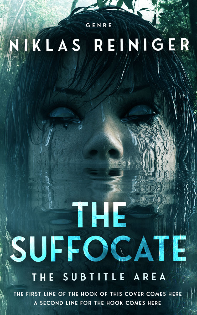 2D view of Premade Horror Book Cover - Big Stone