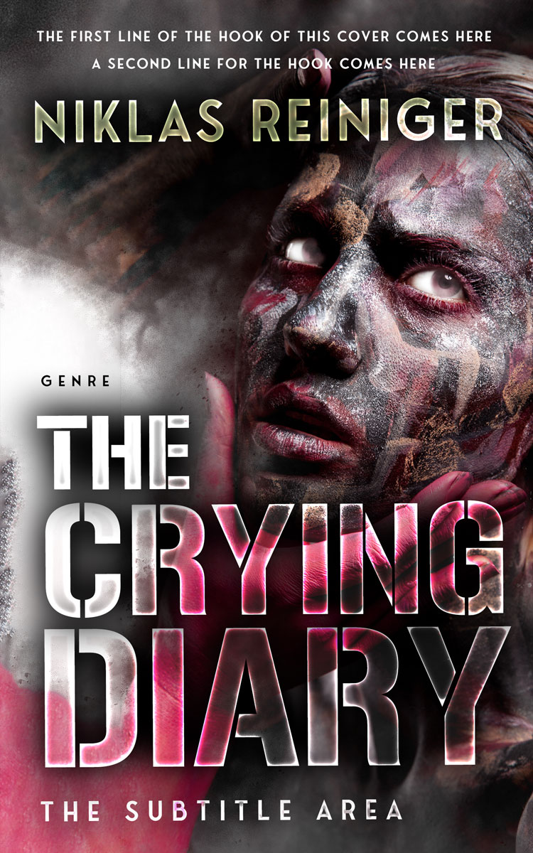 2D view of Premade Horror Book Cover - Thunder