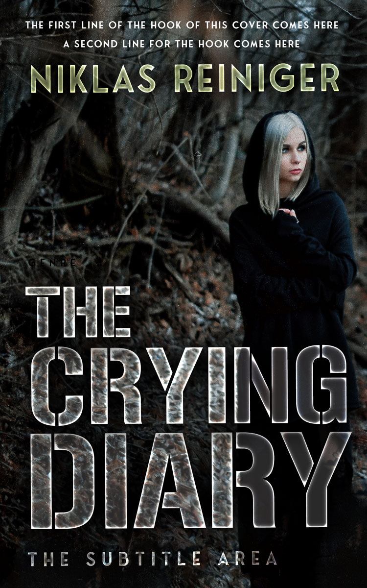 2D view of Premade Horror Book Cover - Heavy Metal