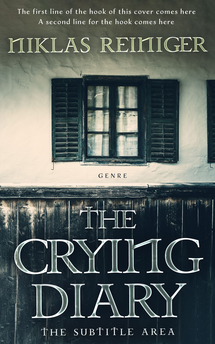 2D view of Premade Mystery & Thriller & Suspense Book Cover - Outer Space