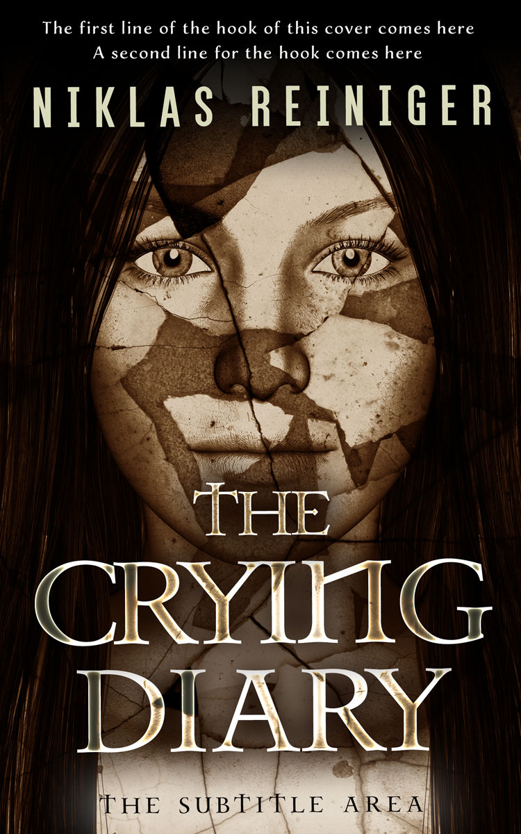 2D view of Premade Horror Book Cover - Coral Reef