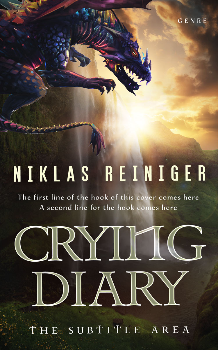 2D view of Premade Fantasy Book Cover - Zeus