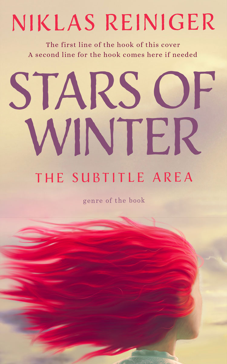 2D view of Premade Teen & Young Adult Book Cover - Grain Brown