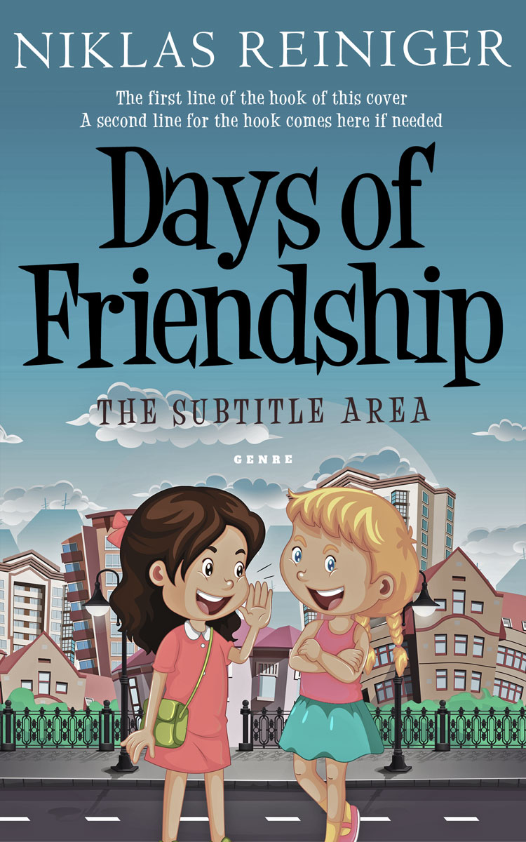 2D view of Premade Children's Book Cover - Gothic