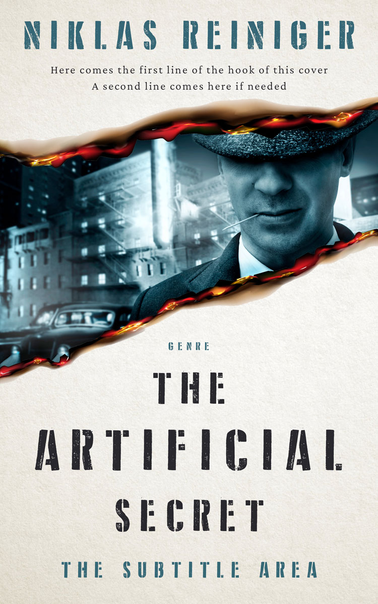 2D view of Premade Mystery & Thriller & Suspense Book Cover - Pickled Bluewood