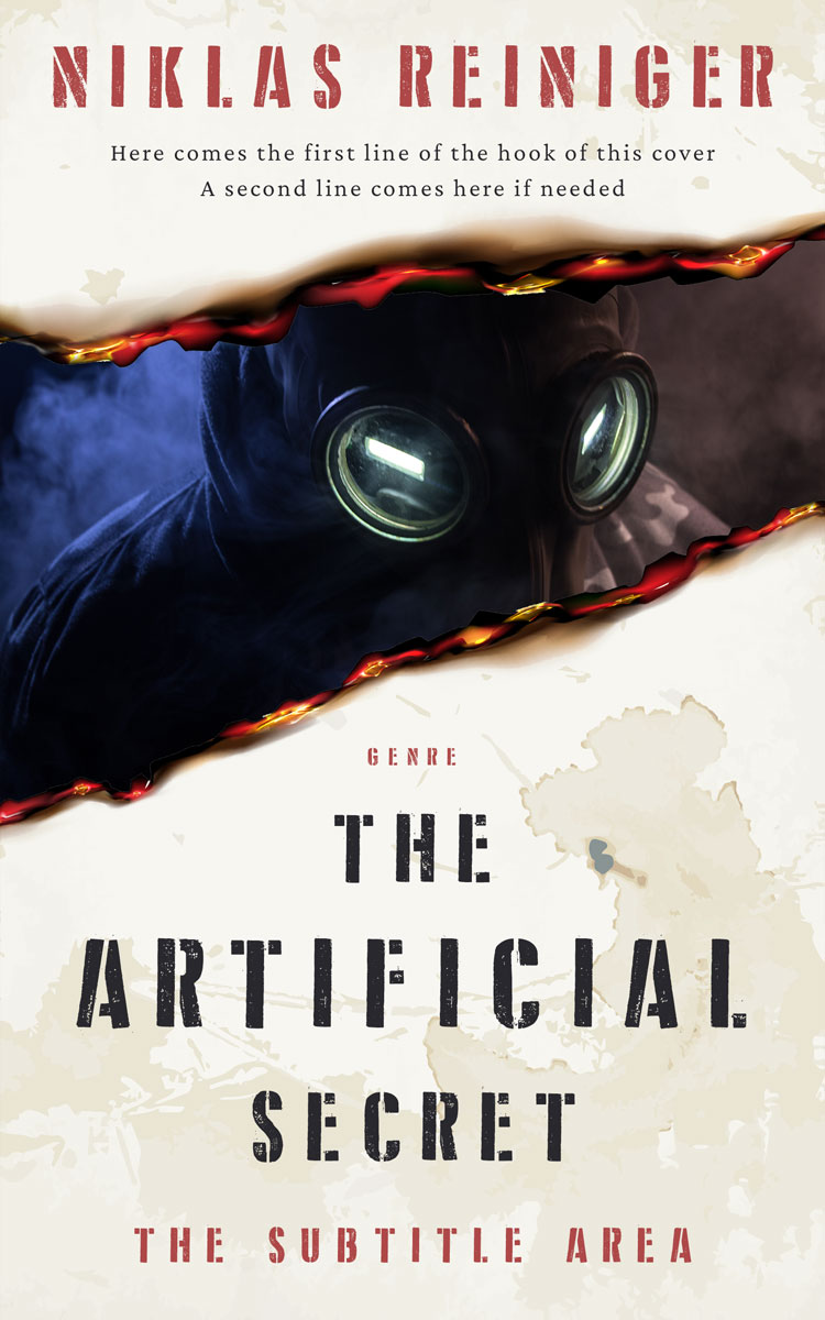 2D view of Premade Apocalyptica Book Cover - Pampas