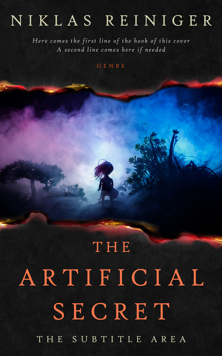 2D view of Premade Fantasy Book Cover - Woodsmoke