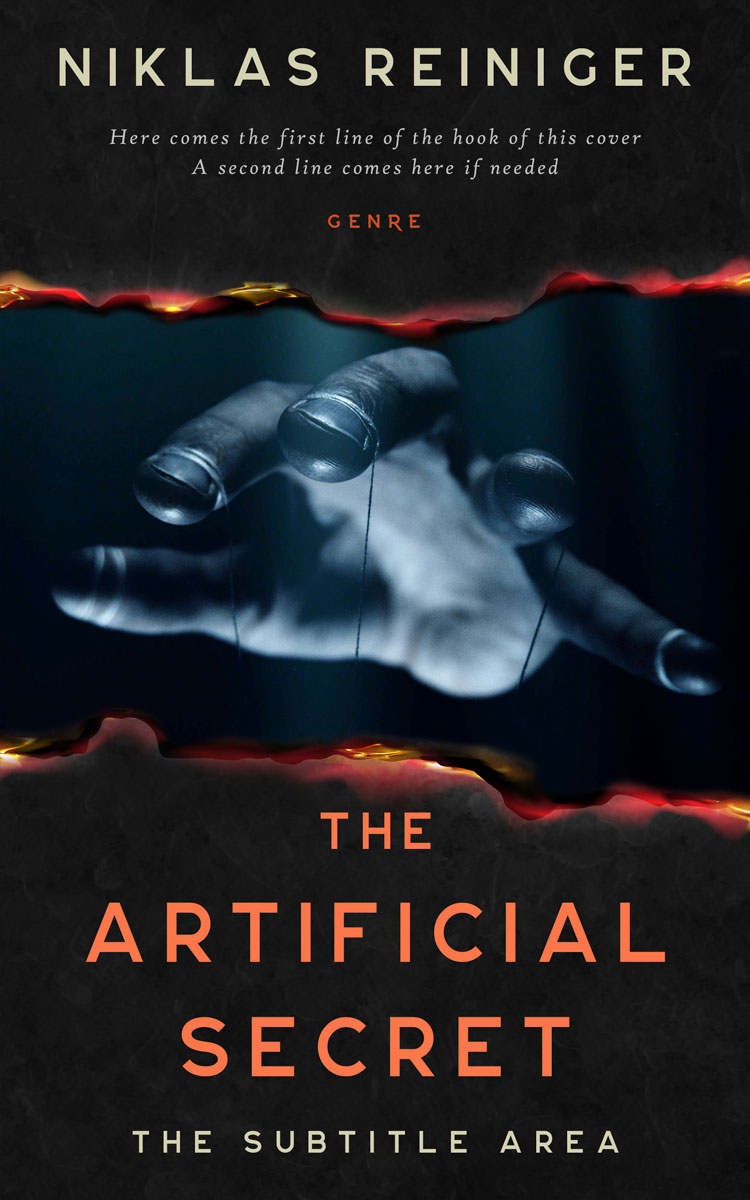 2D view of Premade Mystery & Thriller & Suspense Book Cover - Bunker