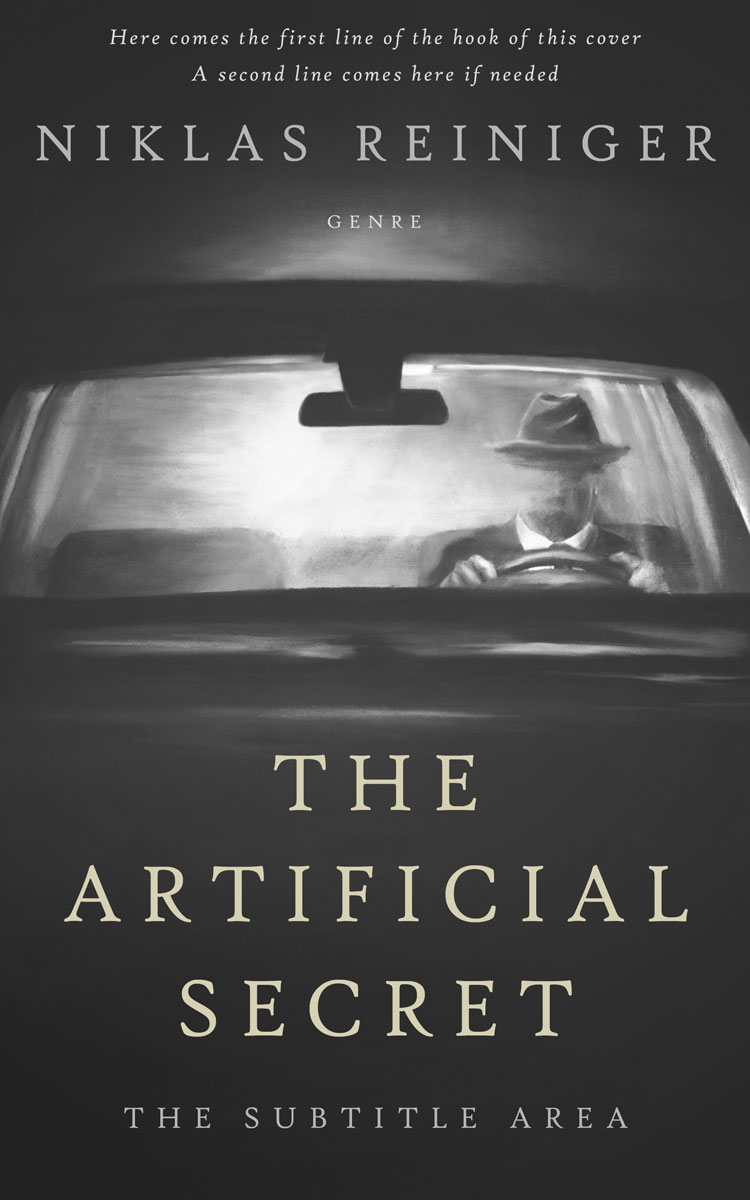 2D view of Premade Mystery & Thriller & Suspense Book Cover - Mine Shaft