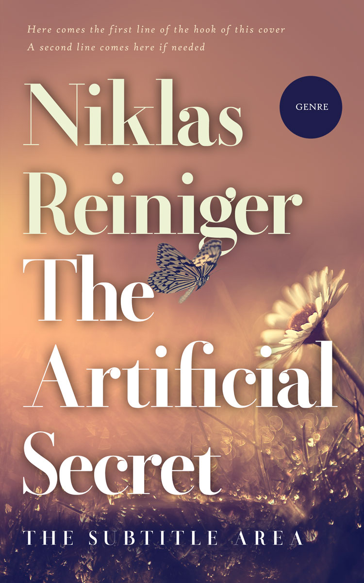 2D view of Premade Nature Book Cover - Coral Tree